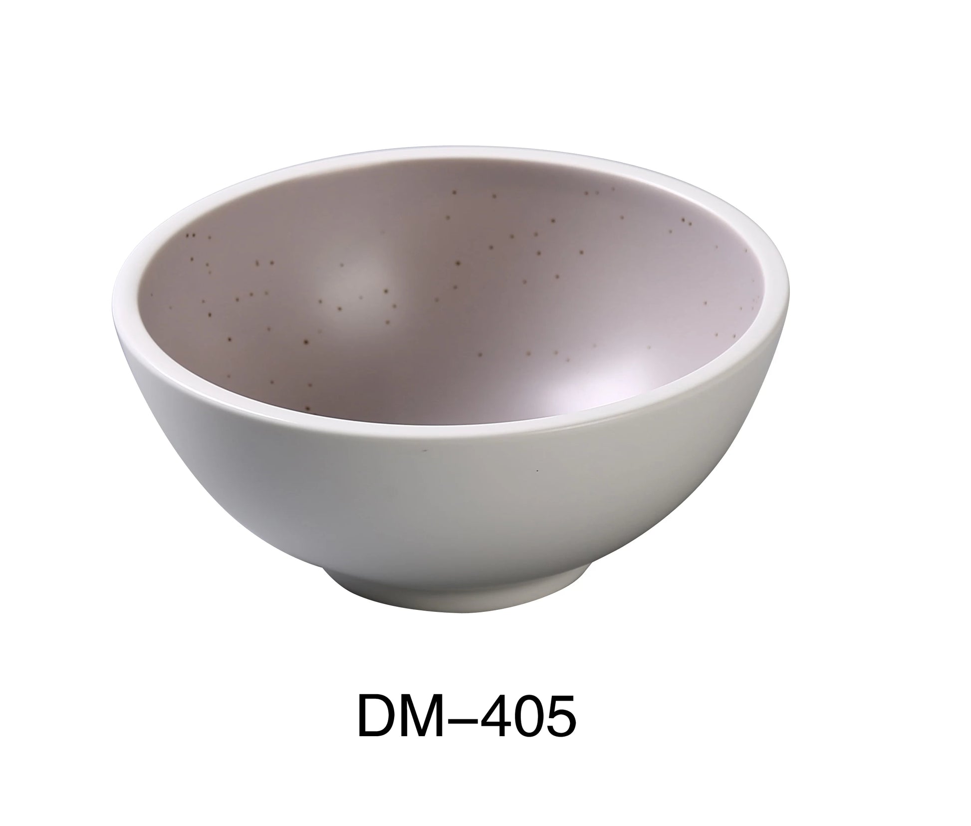 Yanco DM - 407 Denmark 7" Diameter x 2" Height SOUP / SALAD BOWL, 22 Oz, China, Matte Glaze, Light Purple, Pack of 24