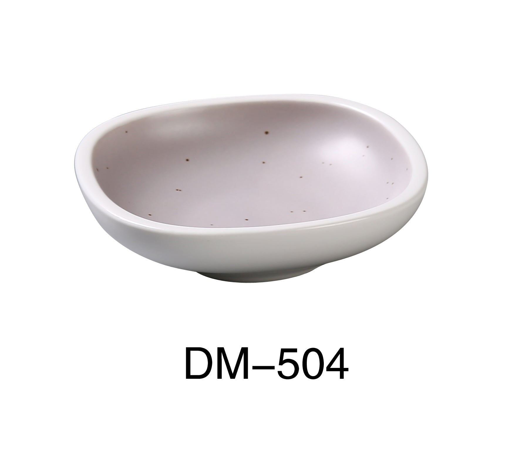 Yanco DM - 504 Denmark 4" Diameter x 1" Height SAUCE DISH, 2 Oz, China, Matte Glaze, Light Purple, Pack of 36