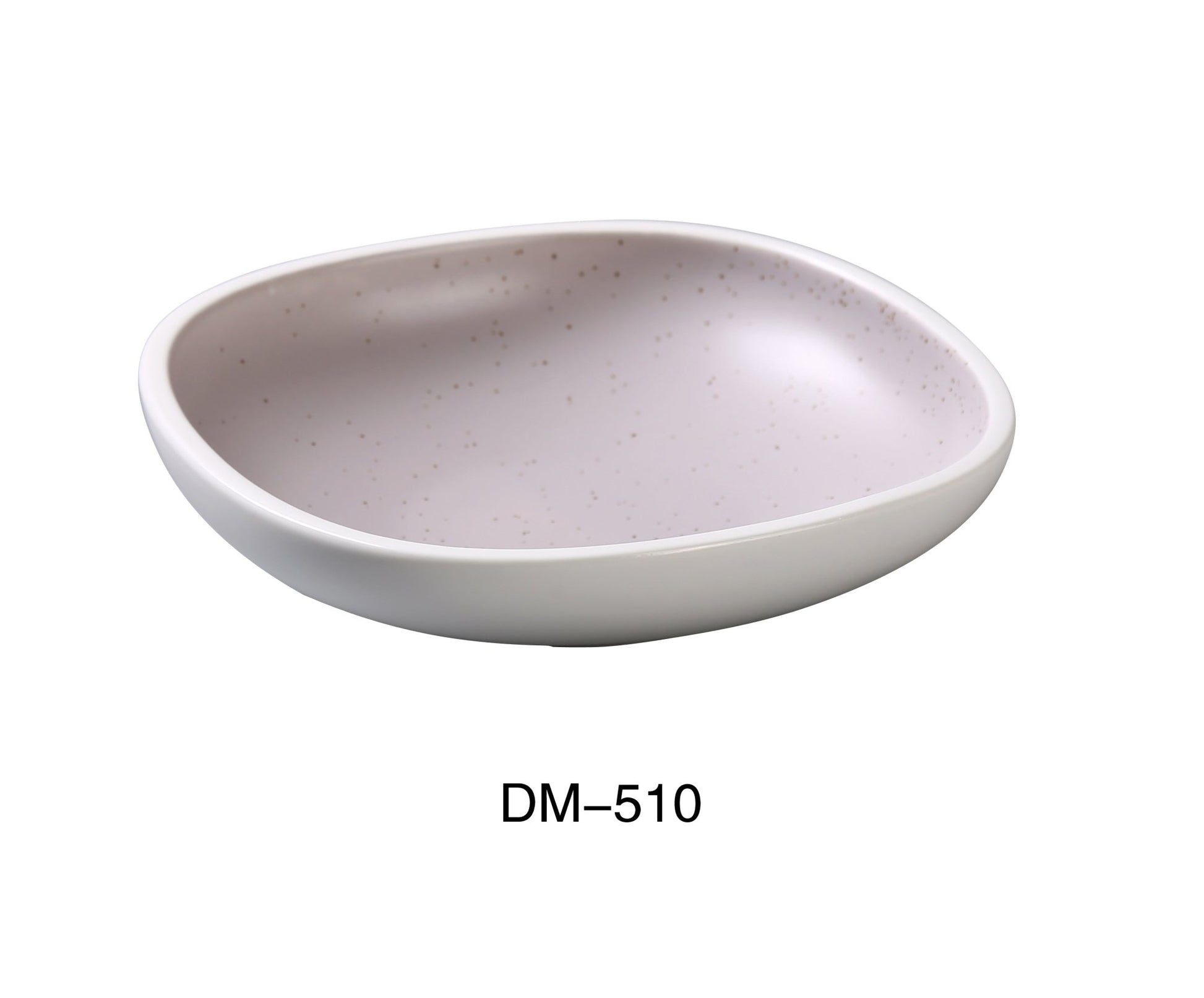 Yanco DM - 510 Denmark 10" Diameter x 2 1/4" Height SQUARE PASTA BOWL, 45 Oz, China, Matte Glaze, Light Purple, Pack of 12
