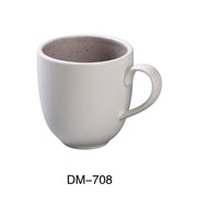 Yanco DM - 708 Denmark 3 1/2" x 3 1/2" MUG, 8 Oz, China, Matte Glaze, Light Purple, Pack of 36