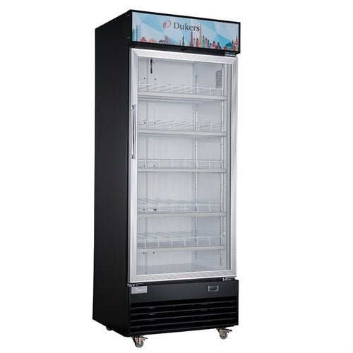 Dukers DSM - 15R Commercial Single Glass Swing Door Merchandiser Refrigerator