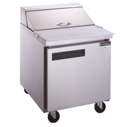 Dukers DSP29 - 8 - S1 1 - Door Commercial Food Prep Table Refrigerator in Stainless Steel