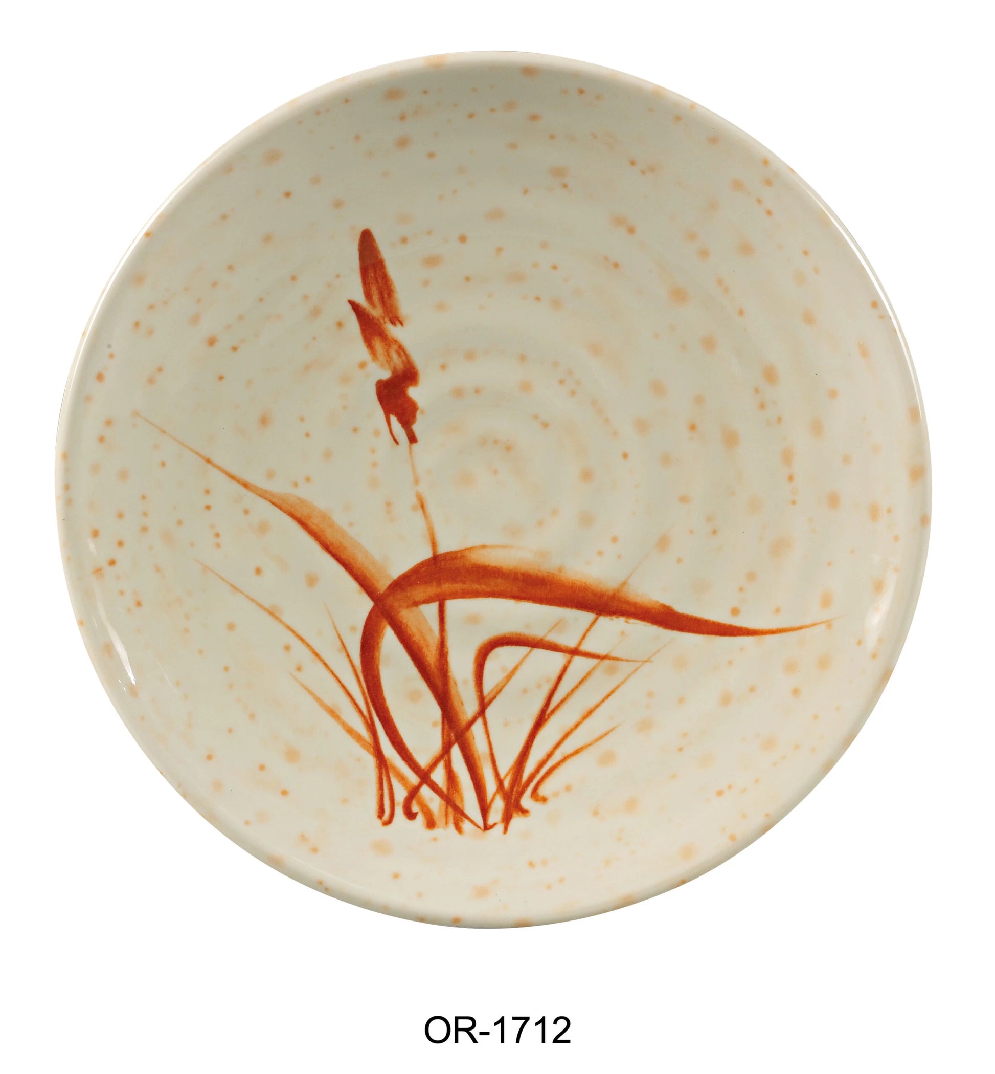 Yanco OR - 1712 Orchis Round Plate, 12"‚ Diameter, Melamine, Gold Color, Pack of 24