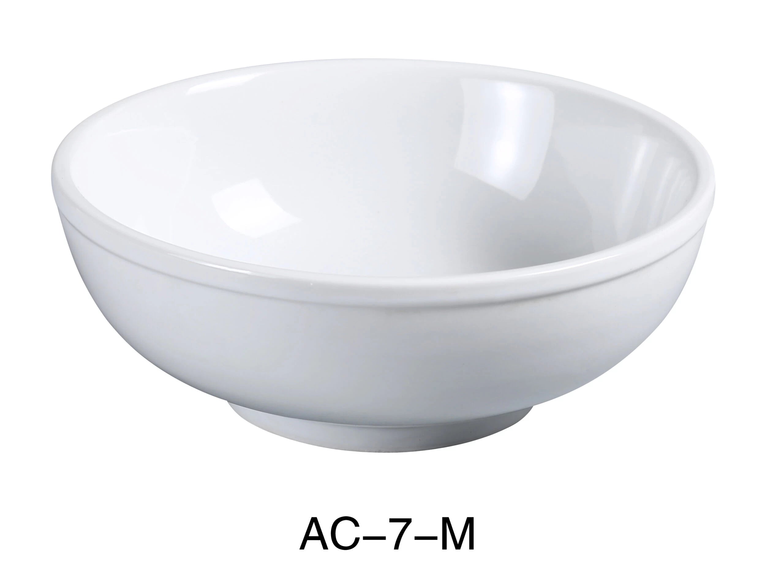 Yanco AC - 7 - M ABCO 7.5"‚ Menudo Bowl, 25 oz, China, Super White, Pack of 24