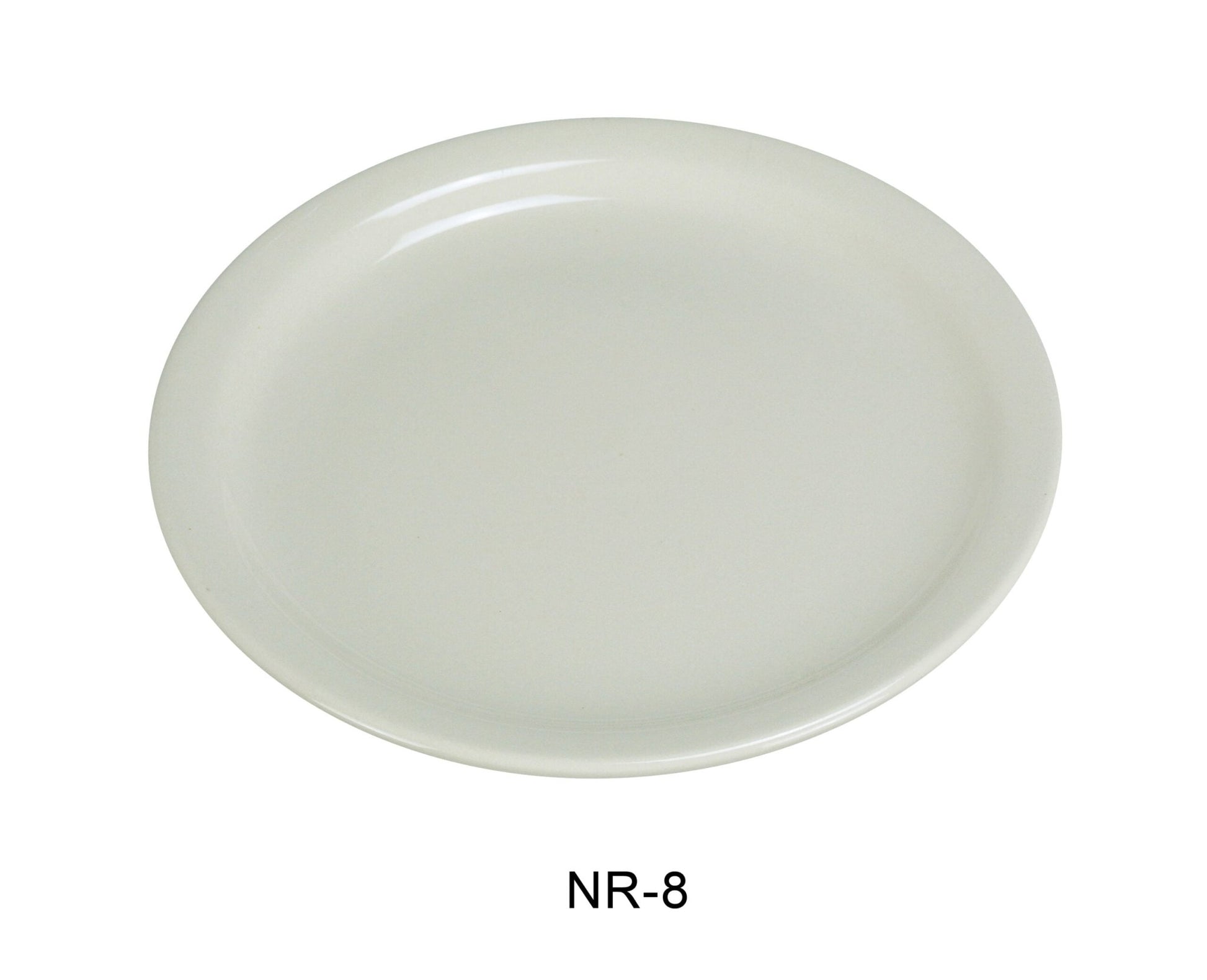 Yanco NR - 8 Normandy Plate, Narrow Rim, 9"‚ Diameter, China, American White Color, Pack of 24