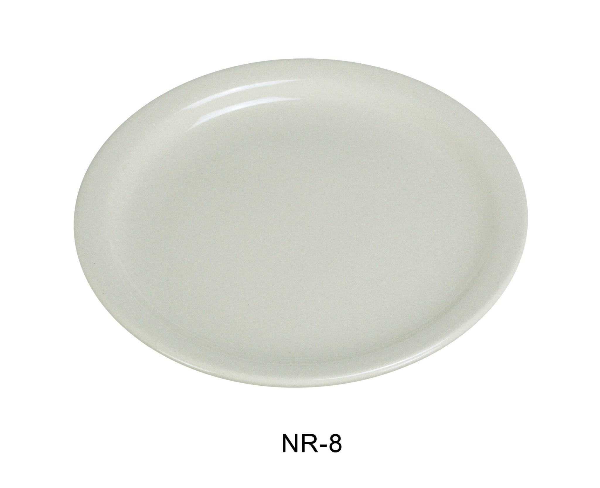 Yanco NR - 8 Normandy Plate, Narrow Rim, 9"‚ Diameter, China, American White Color, Pack of 24