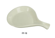Yanco FP - 18 Recovery Fry Pan Server, 18 oz, 11.5"‚ Length, 8.25"‚ Width, China, American White Color, Pack of 12