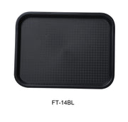 Yanco FT - 14BL Serving Trays 14"‚ X 10"‚ FAST FOOD TRAY BLACK, Pack of 24