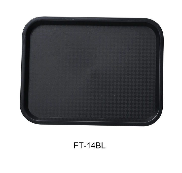 Yanco FT-14BL Serving Trays 14″ X 10″ FAST FOOD TRAY BLACK, Pack of 24