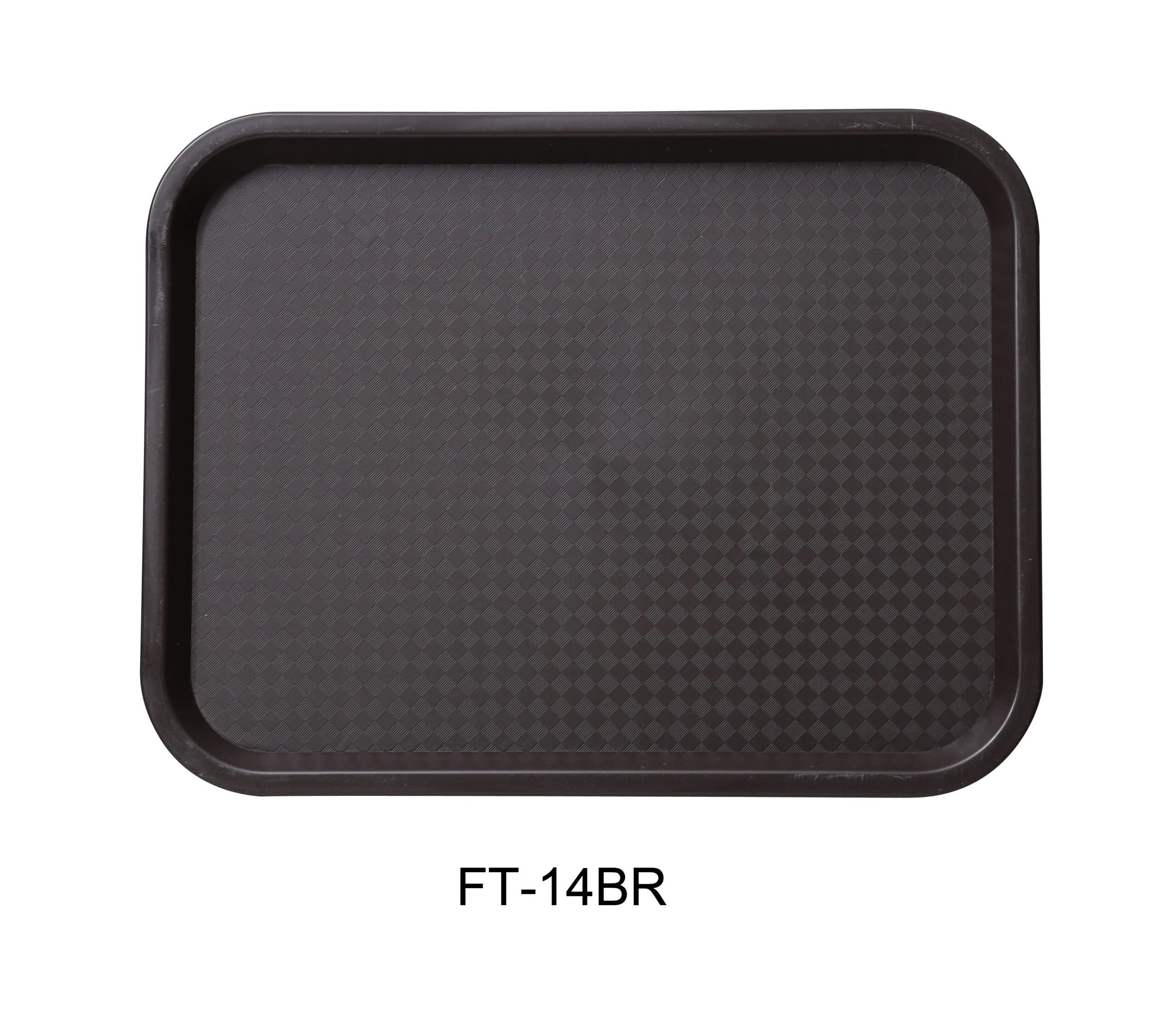 Yanco FT - 14BR Serving Trays 14"‚ X 10"‚ FAST FOOD TRAY BROWN, Pack of 24