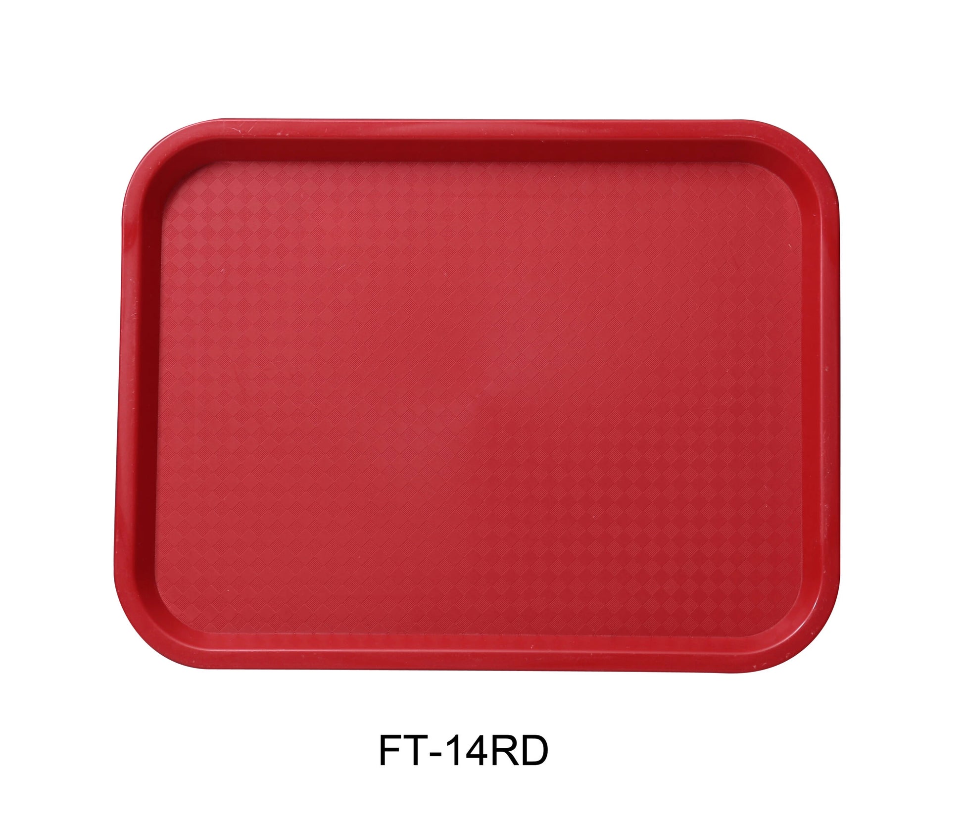Yanco FT - 14RD Serving Trays 14"‚ X 10"‚ FAST FOOD TRAY RED, Pack of 24
