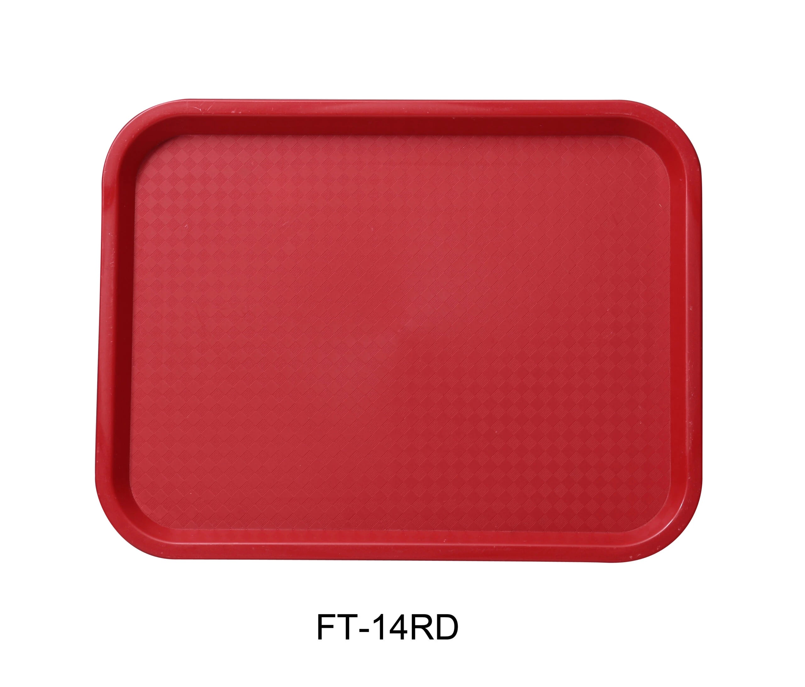 Yanco FT - 14RD Serving Trays 14"‚ X 10"‚ FAST FOOD TRAY RED, Pack of 24