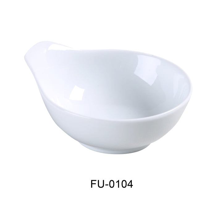Yanco FU-0104 Fuji 5″ Soup Bowl, 5 oz Capacity, China, Bone White, Pack of 36