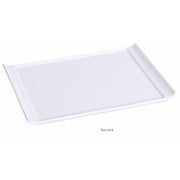 Yanco FU - 1313 Fuji Rectangular Display Plate, 13"‚ Length x 9"‚ Width, China, Bone White, Pack of 6