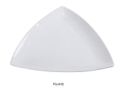 Yanco FU - 410 Fuji 10"‚ Triangle Plate, China, Bone White, Pack of 24