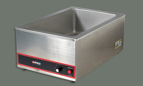 Winco FW-S500 Electric Food Warmer with Stainless Steel Body