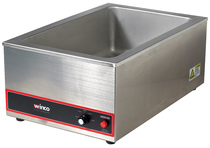 Winco FW-S500 Electric Food Warmer with Stainless Steel Body