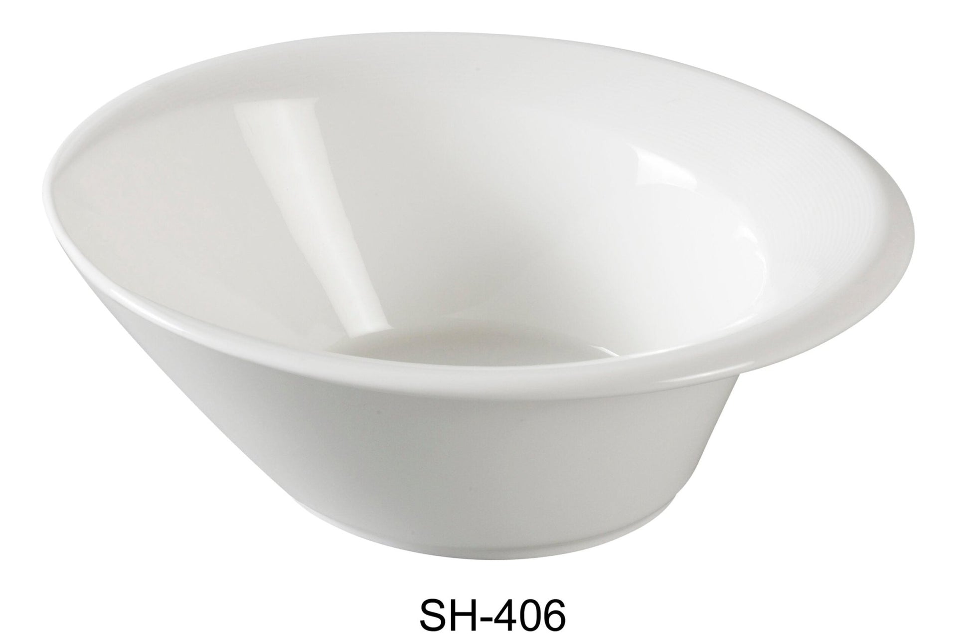 Yanco SH - 406 Shanghai 6"‚ Salad Bowl, 10 oz Capacity, China, Bone White, Pack of 36