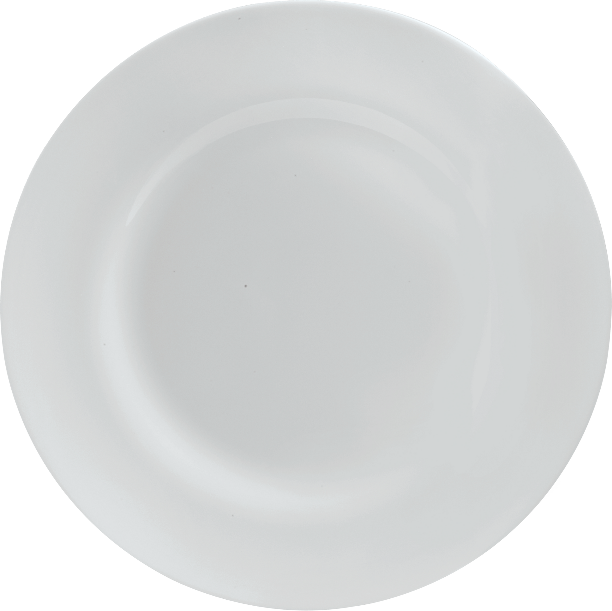 Melamine Sandy Dinner Plate 10 inch White, Pack of 6, Round