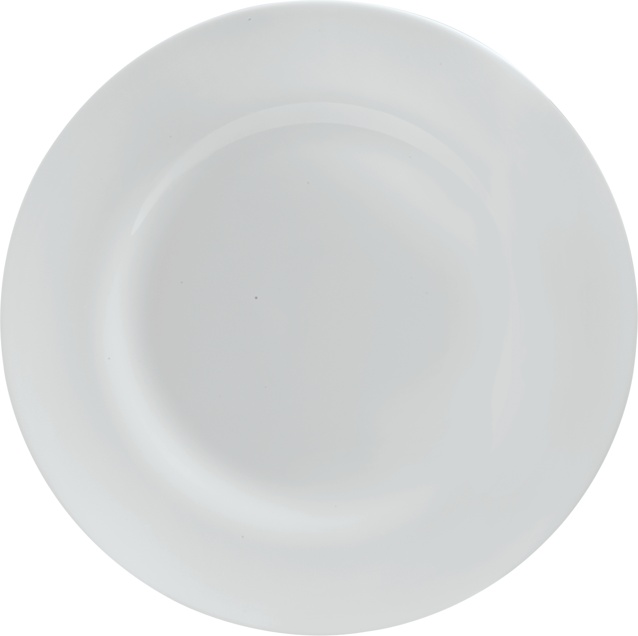 Melamine Sandy Dinner Plate 10 inch White, Pack of 6, Round