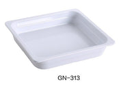 Yanco GN - 313 GN PAN 14" L X 12.75" W X 2.5" H PAN, 4.4 Liter, White, Melamine, Pack of 6