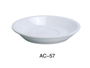Yanco AC - 57 ABCO Saucer for AC - 56, 6.875"‚ Diameter, China, Super White, Pack of 36