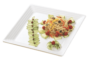 Servewell H-2224W – Melamine Square Platter 14.5 inch x 14.5 inch White