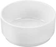Melamine Nesting Bowl 3 inch, 3 Oz. White Pack of 12, Round