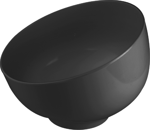 Melamine Ball Bowl 7 inch, 33.8 Oz. Black