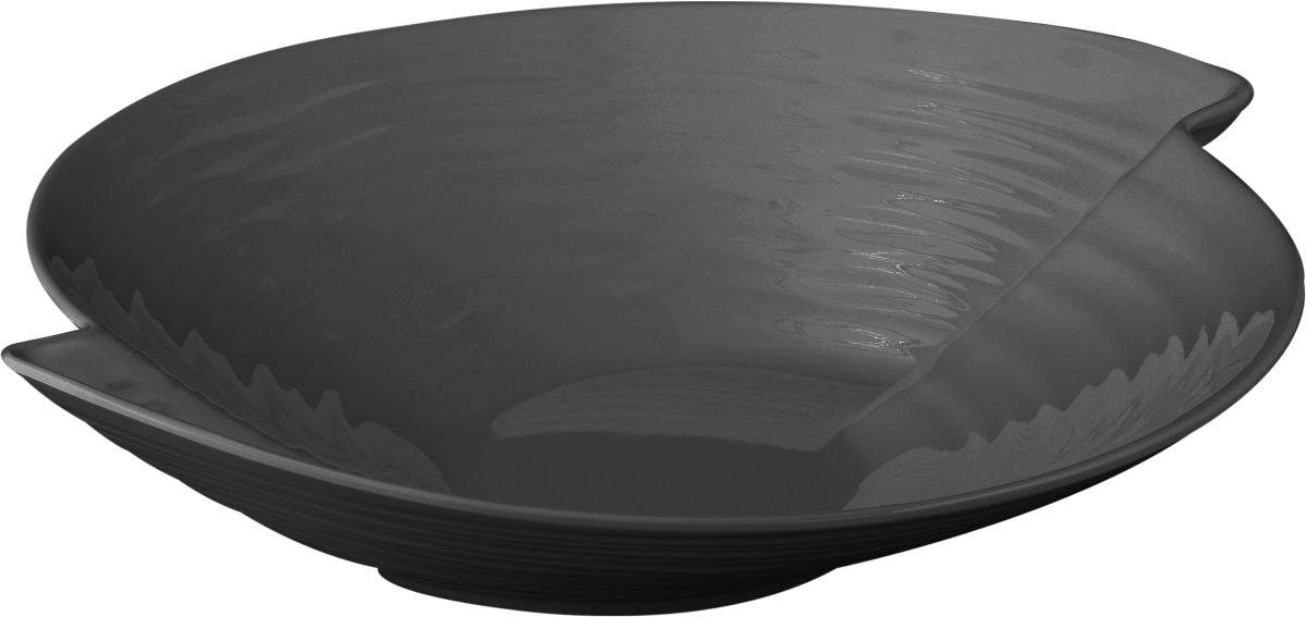 Melamine Neptune Bowl 14.6 inch, 109.8 Oz. Black
