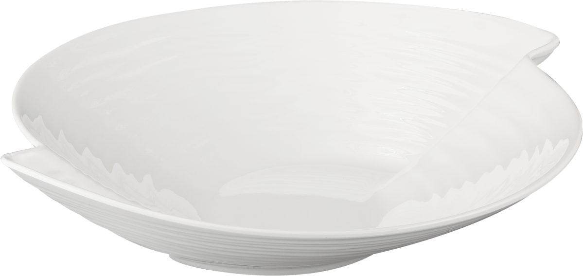 Melamine Neptune Bowl 14.6 inch, 109.8 Oz. White, Pack of 3, Serving Bowl