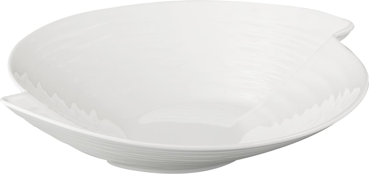 Melamine Neptune Bowl 14.6 inch, 109.8 Oz. White
