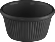 Servewell H-2369B-A – Melamine Ramekin Ribbed 3 Oz. Black