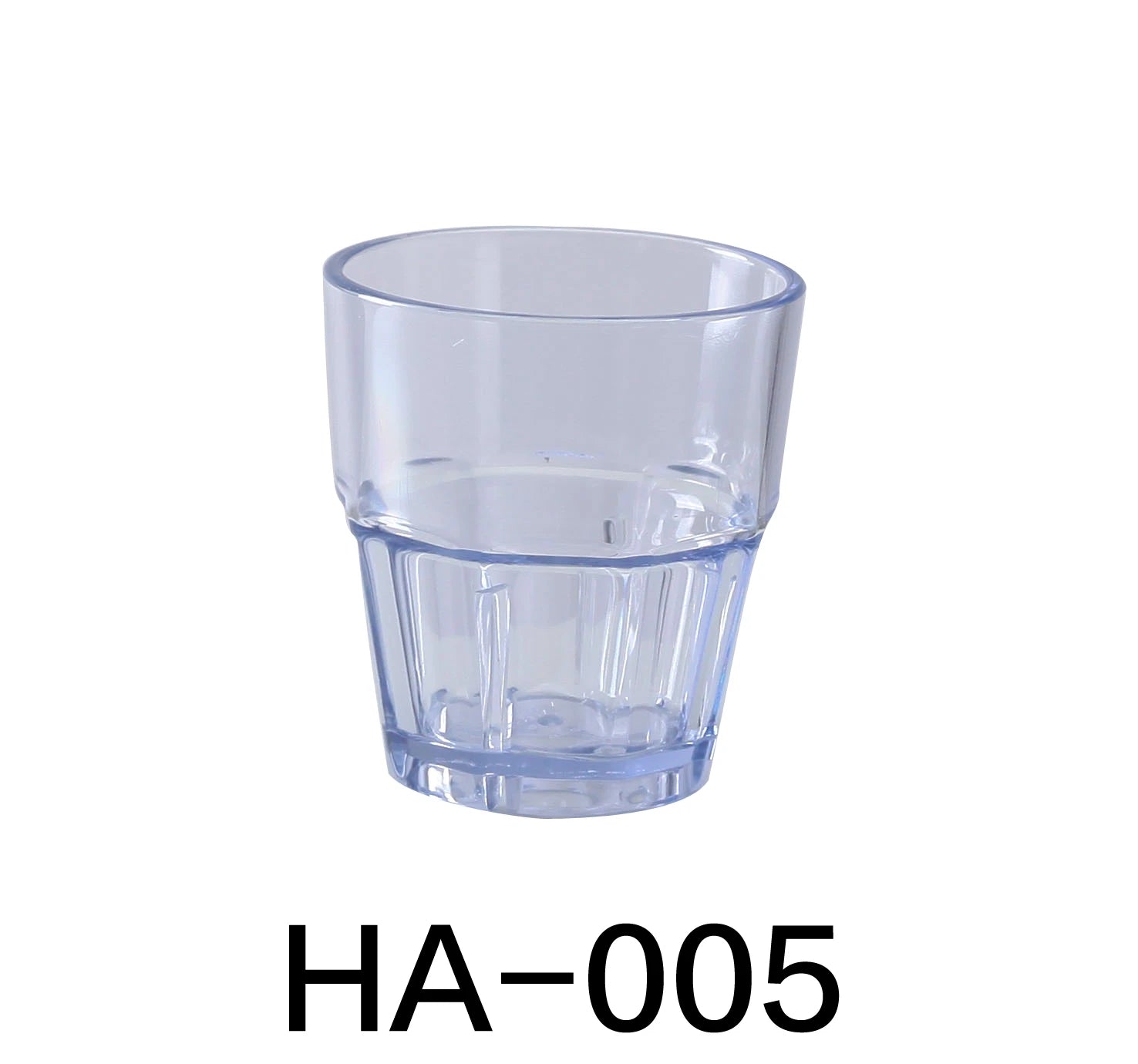 Yanco HA - 005 Hawaii Rocks Tumbler, 5.5 oz Capacity, 2.75"‚ Diameter, 3"‚ Height, Plastic, Clear Color, Pack of 72