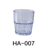 Yanco HA - 007 Hawaii Rocks Tumbler, 7 oz Capacity, 3"‚ Diameter, 3.25"‚ Height, Plastic, Clear Color, Pack of 72