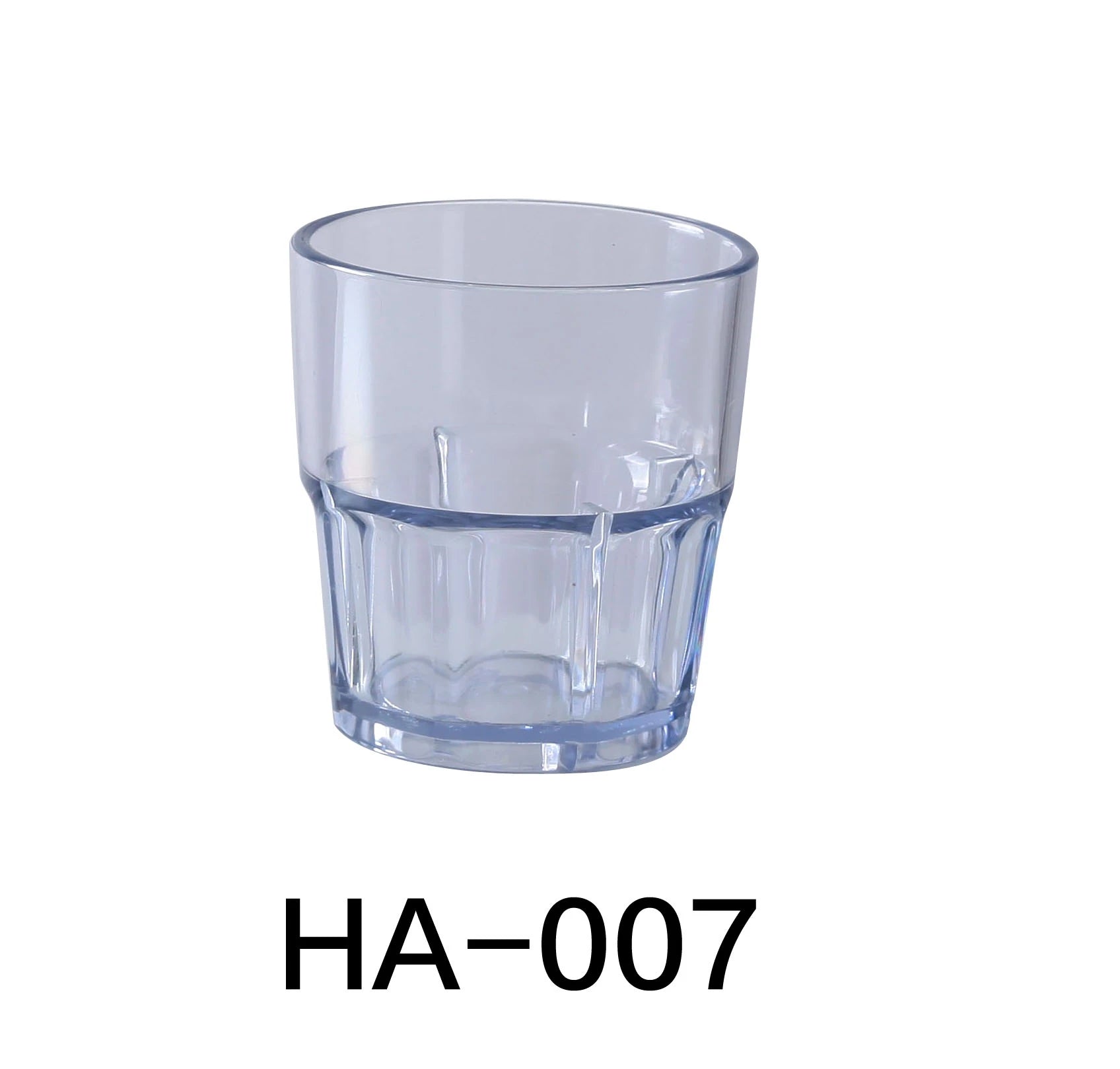 Yanco HA - 007 Hawaii Rocks Tumbler, 7 oz Capacity, 3"‚ Diameter, 3.25"‚ Height, Plastic, Clear Color, Pack of 72