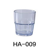 Yanco HA - 009 Hawaii Rocks Tumbler, 9 oz Capacity, 3.25"‚ Diameter, 3.5"‚ Height, Plastic, Clear Color, Pack of 72