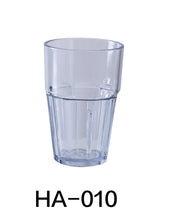 Yanco HA - 010 Hawaii Double Rocks Tumbler, 10 oz Capacity, 3"‚ Diameter, 4.75"‚ Height, Plastic, Clear Color, Pack of 72