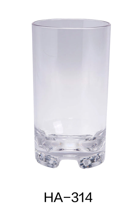Yanco HA-314 Hawaii 3″ BEVERAGE 14 OZ, 5.5″ Height, Plastic, Clear Color, Pack of 24