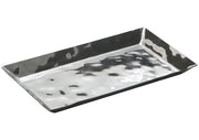 WINCO HPO - 14 inch 18/8 Stainless Steel Rectangular Display /Serving Tray