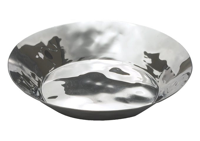 Winco HPR - 8 18/8 Stainless Steel Round Display / Serving Tray