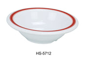 Yanco HS - 5712 Houston Soup/Salad Bowl, 12 oz Capacity, 1.75" Height, 7.5" Diameter, Melamine, Pack of 48