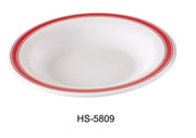 Yanco HS - 5809 Houston Pasta Bowl, 13 oz Capacity, 2.75" Height, 9.25" Diameter, Melamine, Pack of 24