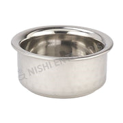 Hammered Stainless Steel Katori bowls - 3.5 Inch Dia. 4 Oz.