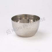 Stainless Steel Hammered Katori Bowl 6 oz