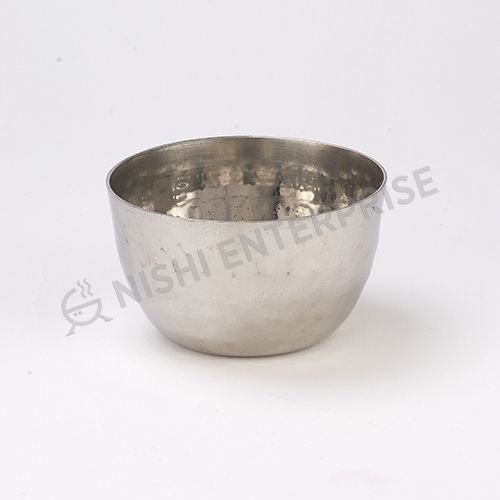 Stainless Steel Hammered Katori Bowl 6 oz