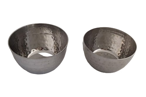 Stainless Steel Hammered Katori serving Bowl 7 oz