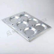 Nishi Thatte-idli – Commercial Restaurant Aluminum Large Thatte Idli Tray - 6 Idlis