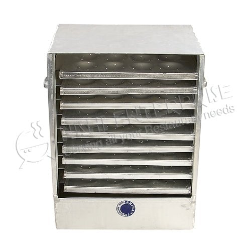 Commercial Aluminum Idli Steamer for Restaurant - 108 Idlis