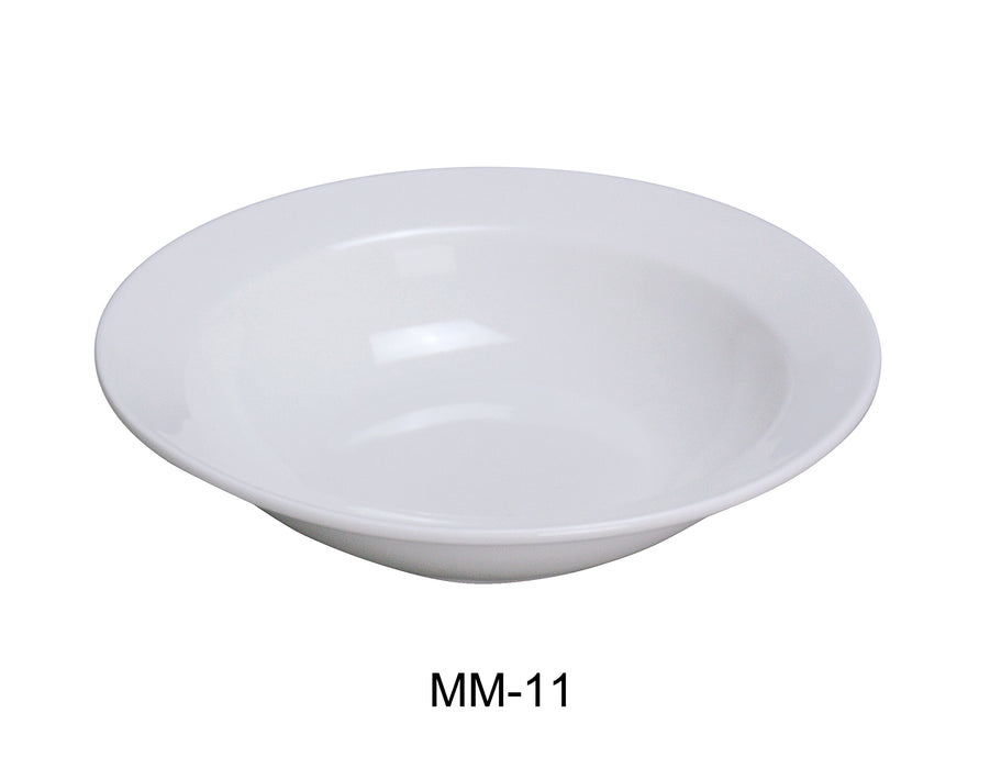 Yanco MM-11 Miami 5.25″ Fruit Bowl, 5.5 oz Capacity, China, Bone White, Pack of 36